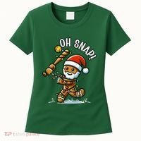 Oh Snap Gingerbreadman Christmas Softball Women's T-Shirt thumb 0