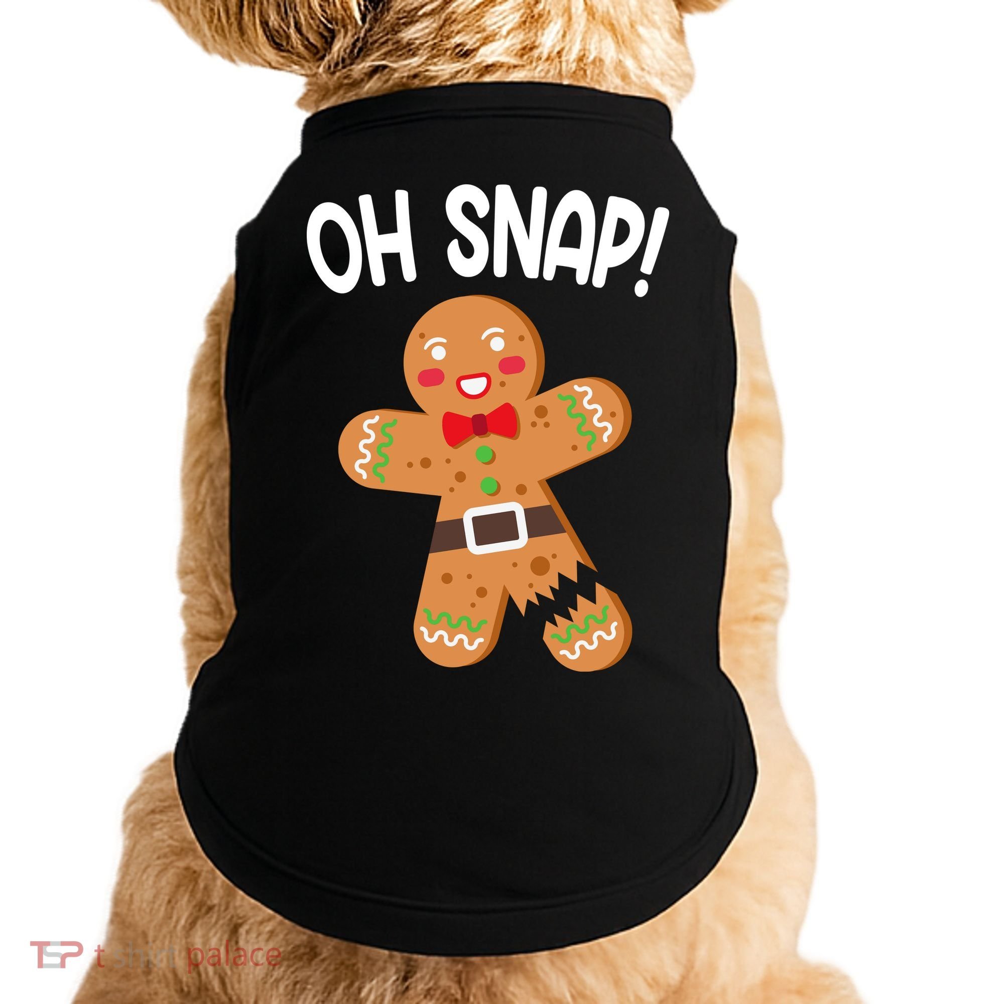 Oh Snap Gingerbread Funny Christmas Doggie Tank