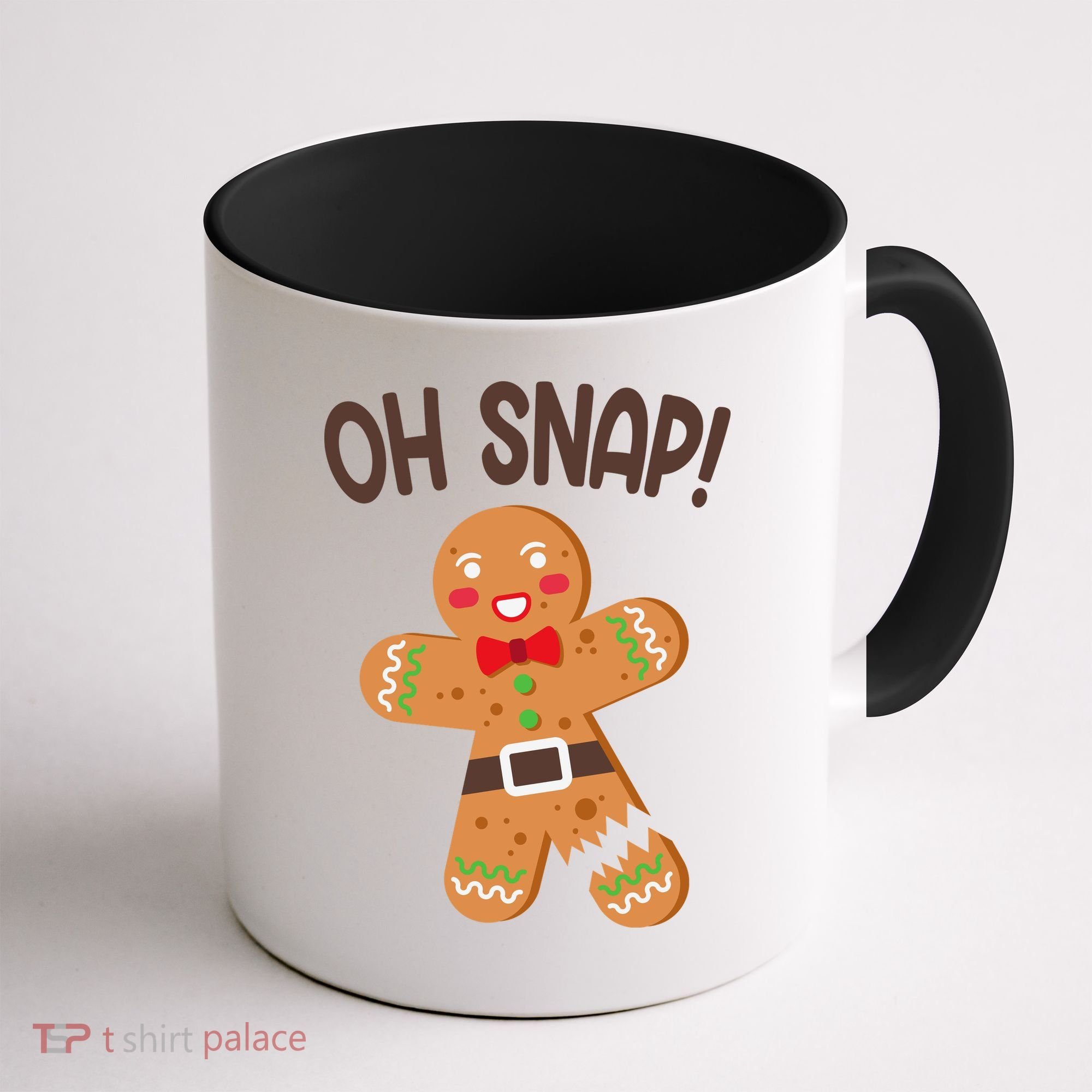 Oh Snap Gingerbread Funny Christmas Coffee Mug