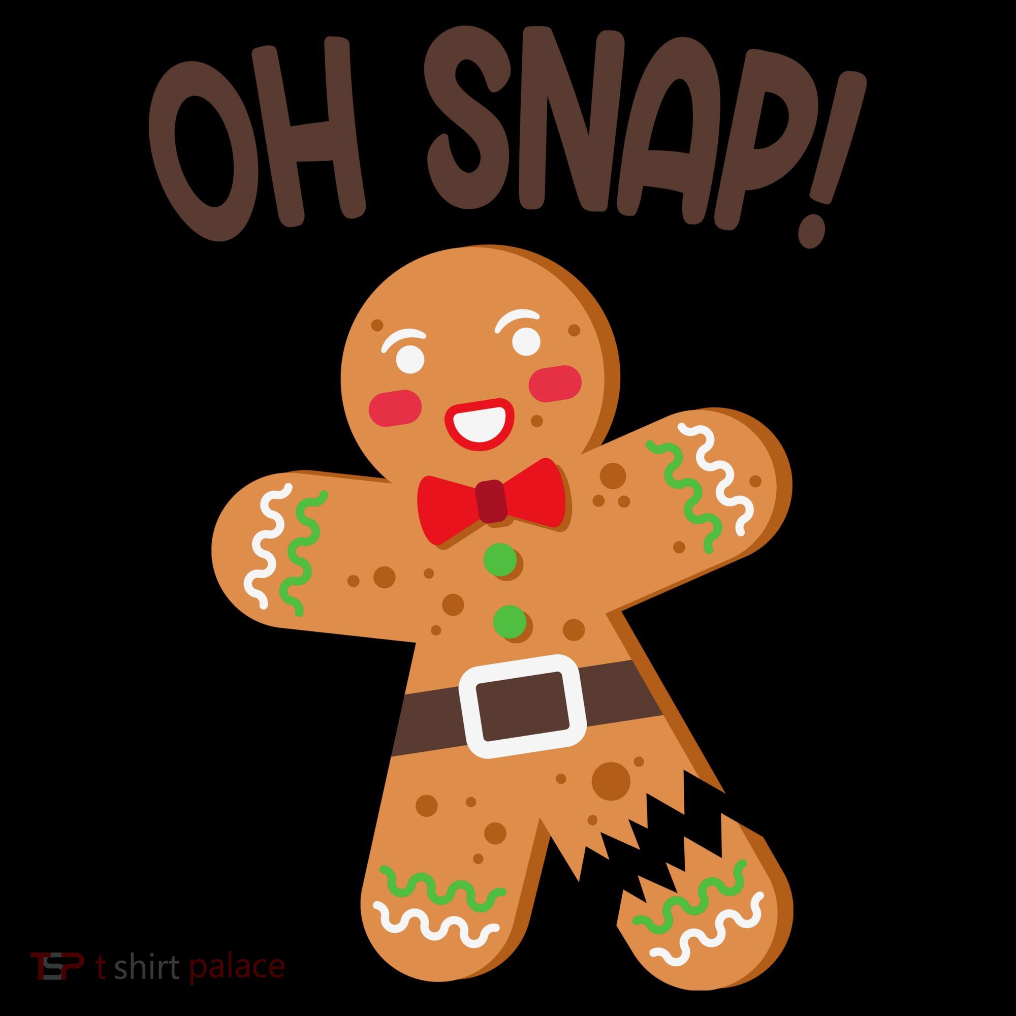 Oh Snap Gingerbread Funny Christmas Coffee Mug