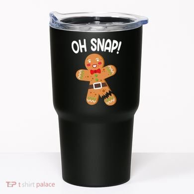 Oh Snap Gingerbread Funny Christmas Tumbler