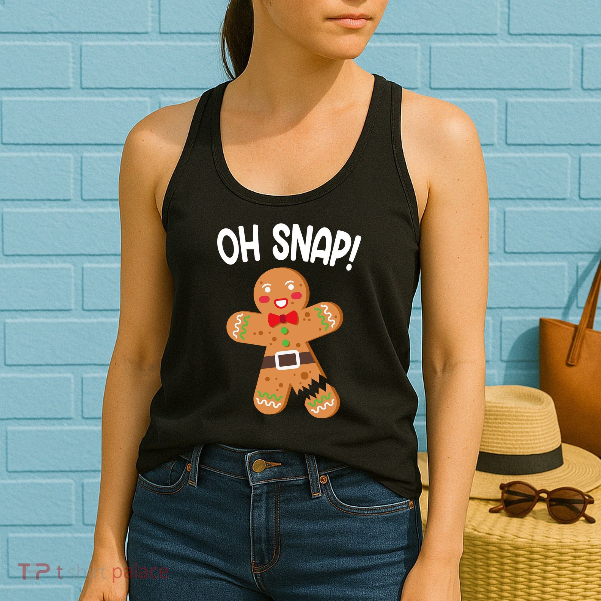 Oh Snap Gingerbread Funny Christmas Women's Tank Top