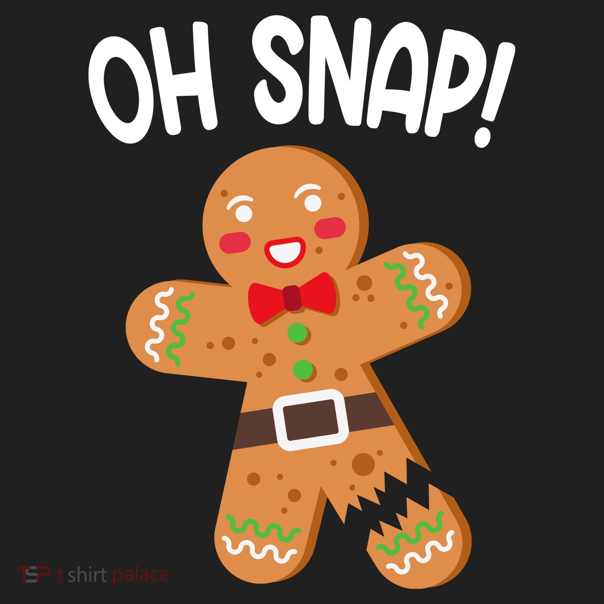 Oh Snap Gingerbread Funny Christmas Hat