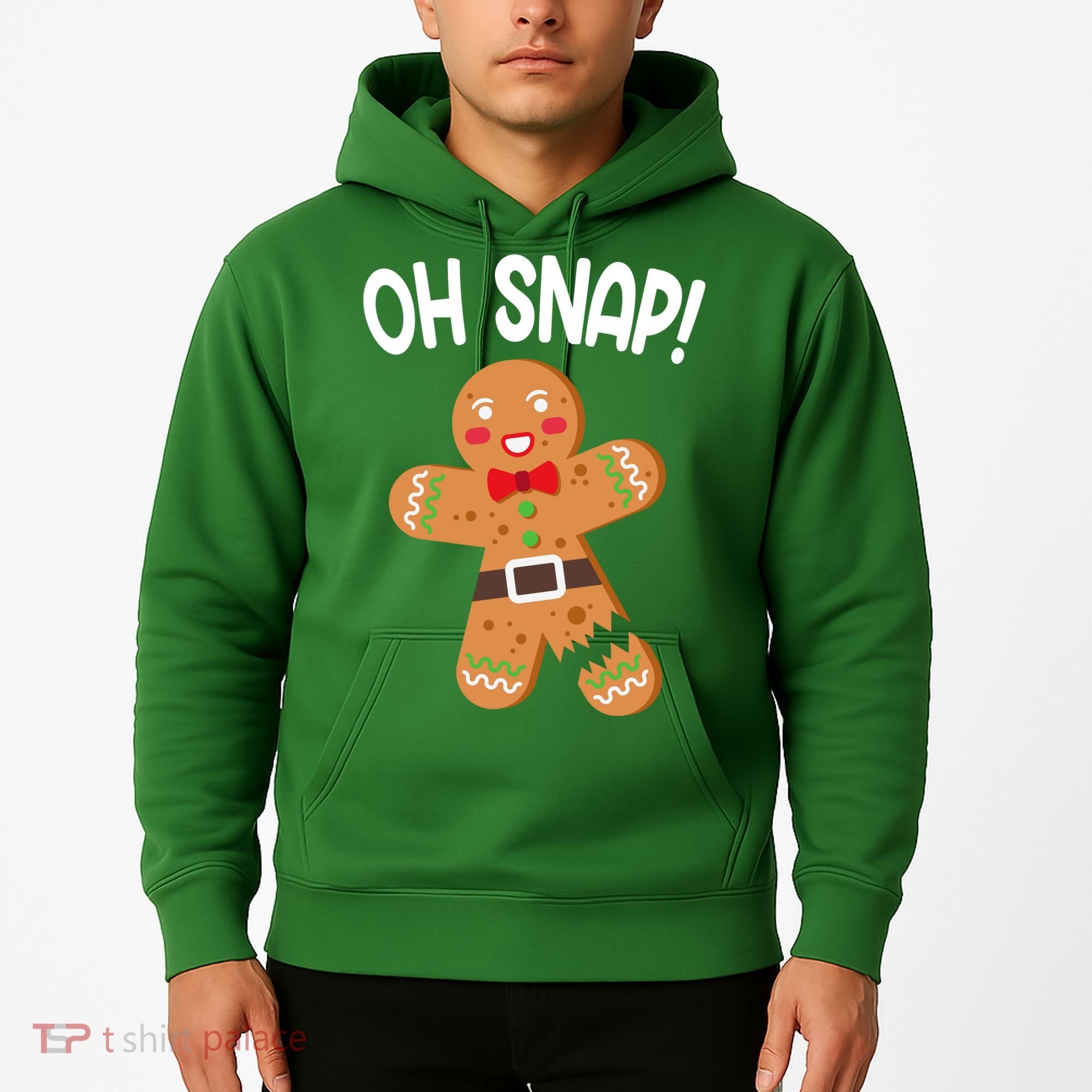 Oh Snap Gingerbread Funny Christmas Hoodie