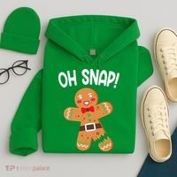 Oh Snap Gingerbread Funny Christmas Hoodie thumb 4