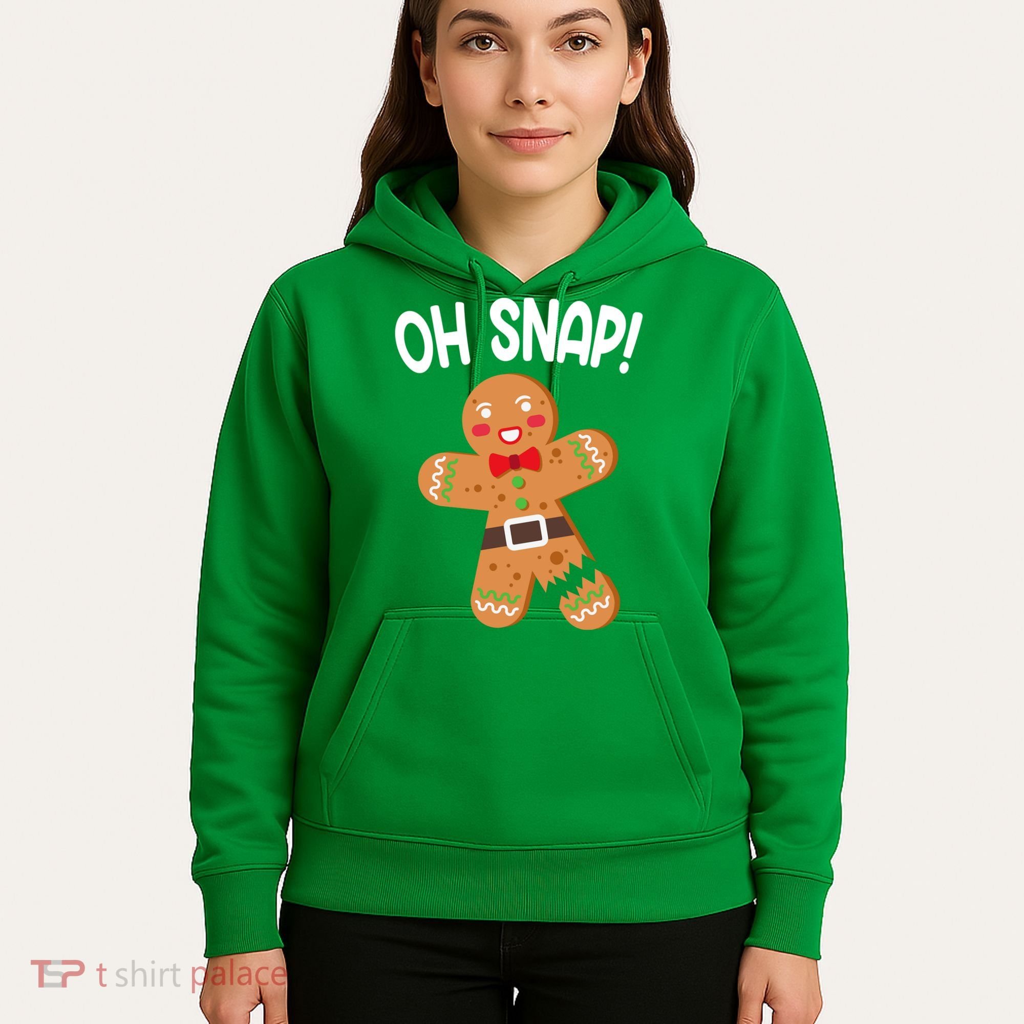 Oh Snap Gingerbread Funny Christmas Hoodie