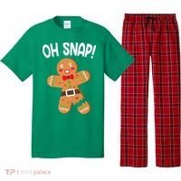 Oh Snap Gingerbread Funny Christmas Pajama Set thumb 0
