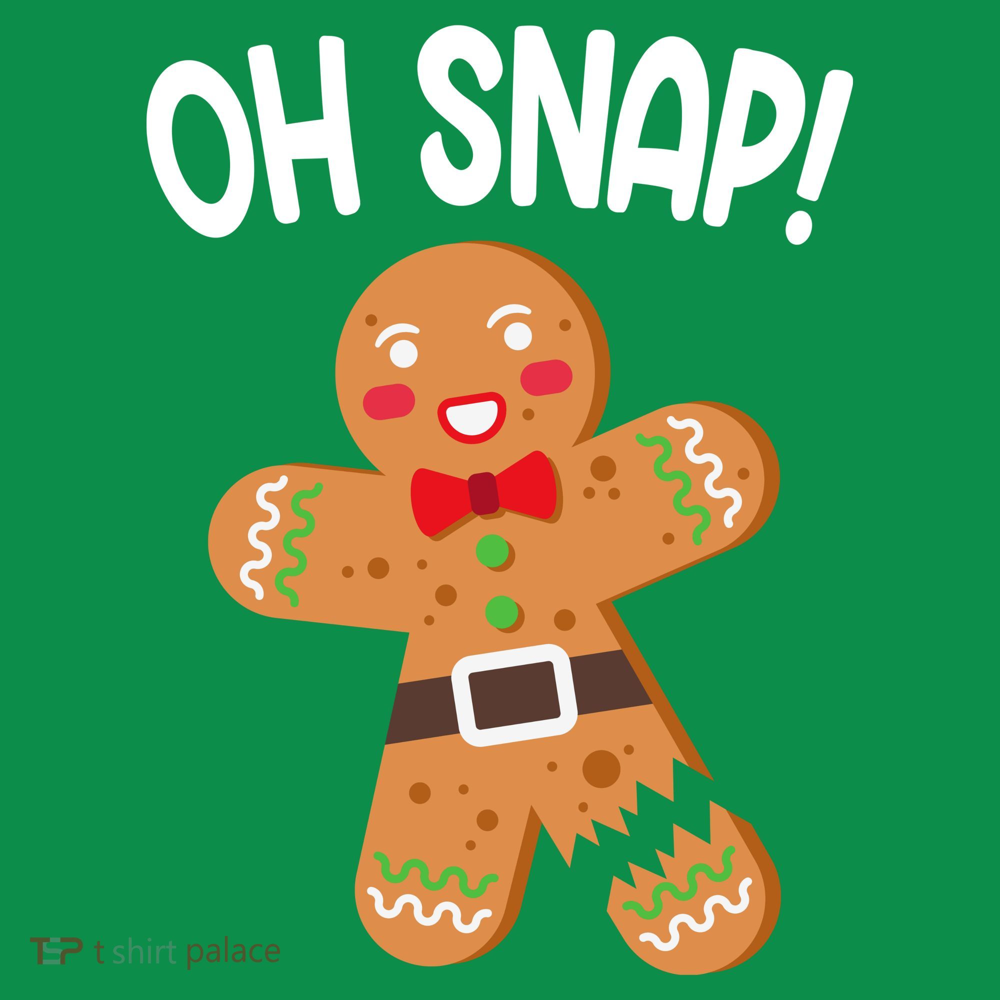 Oh Snap Gingerbread Funny Christmas Toddler Hoodie