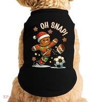 Oh Snap Gingerbreadman Christmas Soccer Doggie Tank thumb 0