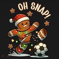 Oh Snap Gingerbreadman Christmas Soccer Doggie Tank thumb 4