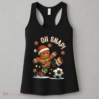 Oh Snap Gingerbreadman Christmas Soccer Women's Tank Top thumb 3