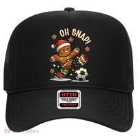 Oh Snap Gingerbreadman Christmas Soccer Hat thumb 0