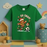 Oh Snap Gingerbreadman Christmas Soccer Toddler T-Shirt thumb 3