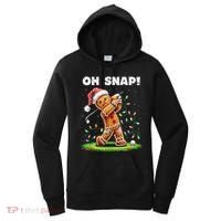 Oh Snap Gingerbreadman Golfer Golf Christmas Golfing Women's Hoodie thumb 0