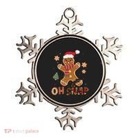 Oh Snap Gingerbread Man Funny Christmas Xmas Ornament thumb 0