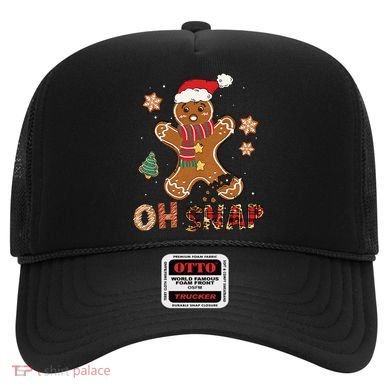 Oh Snap Gingerbread Man Funny Christmas Xmas Hat