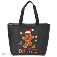 Oh Snap Gingerbread Man Funny Christmas Xmas Tote Bag thumb 0