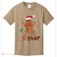 Oh Snap Gingerbread Man Funny Christmas Xmas Kids T-Shirt thumb 0