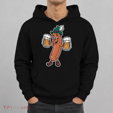 Oktoberfest Sausage Germany Lederhosen Bier Beer Hoodie