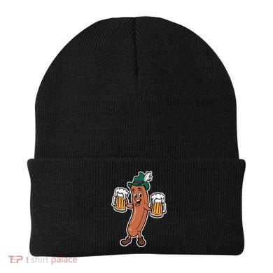 Oktoberfest Sausage Germany Lederhosen Bier Beer Beanie