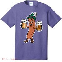 Oktoberfest Sausage Germany Lederhosen Bier Beer T-Shirt thumb 0
