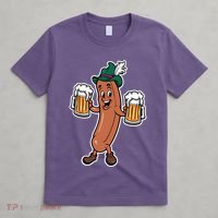 Oktoberfest Sausage Germany Lederhosen Bier Beer T-Shirt thumb 4