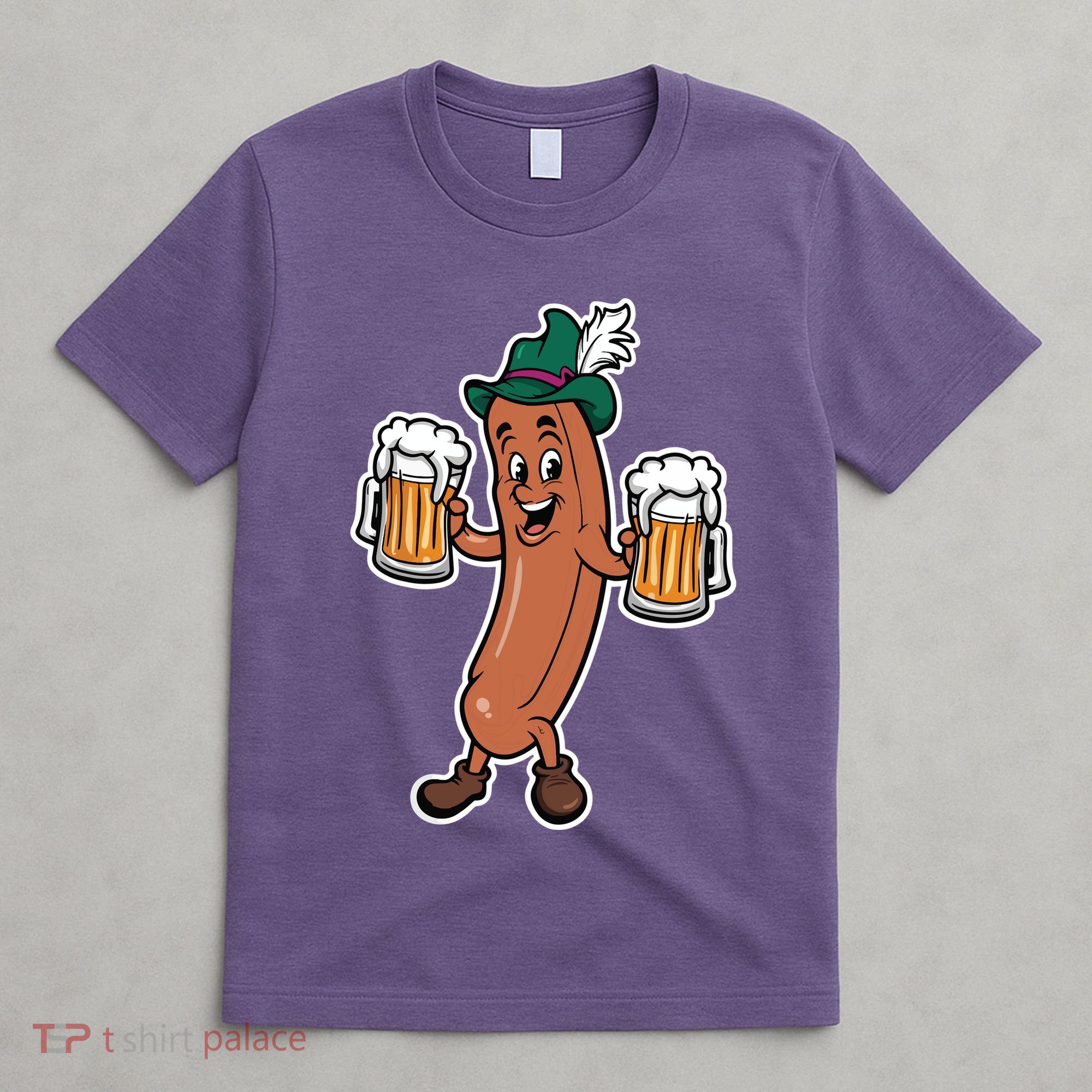 Oktoberfest Sausage Germany Lederhosen Bier Beer T-Shirt