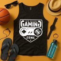 Old School Gaming Zone Tank Top thumb 4