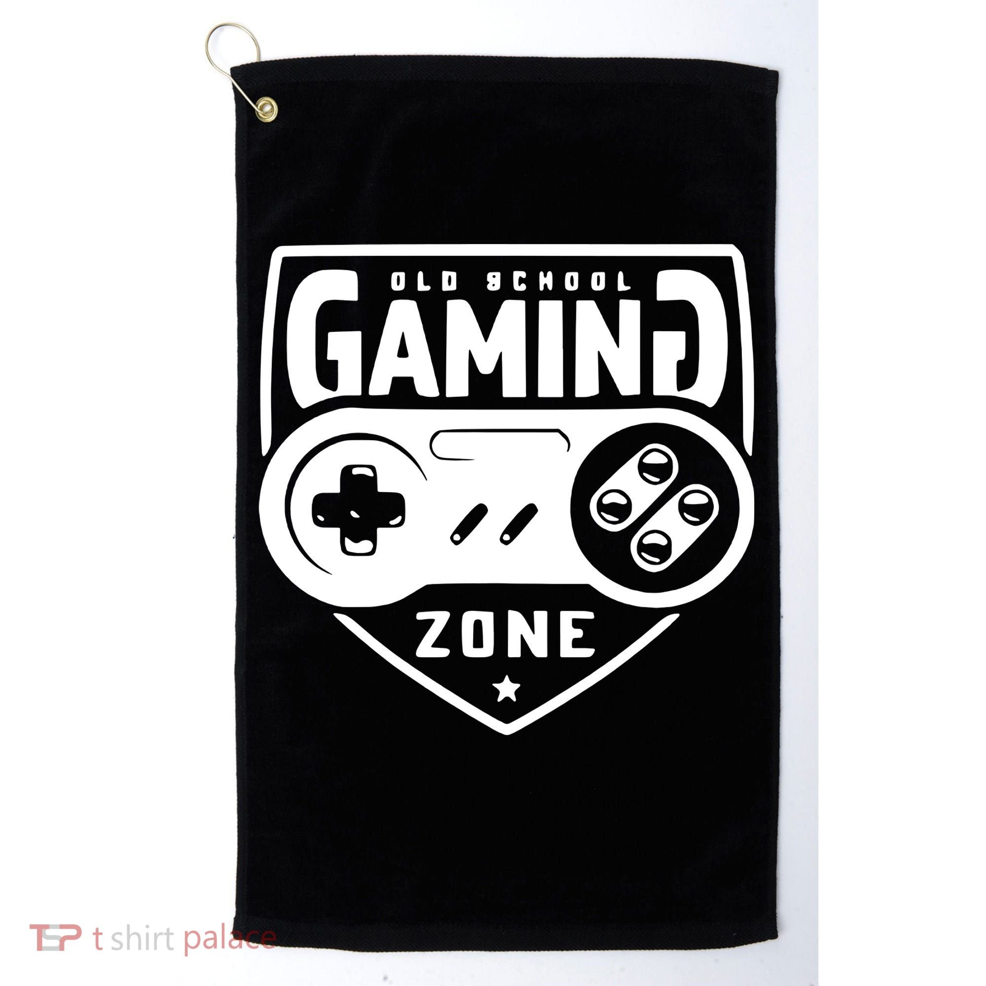 Old School Gaming Zone Golf Towel