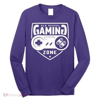 Old School Gaming Zone Long Sleeve Shirt