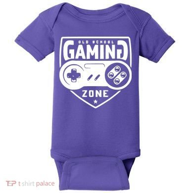 Old School Gaming Zone Baby Bodysuit