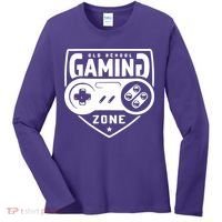 Old School Gaming Zone Women's Long Sleeve Shirt thumb 0