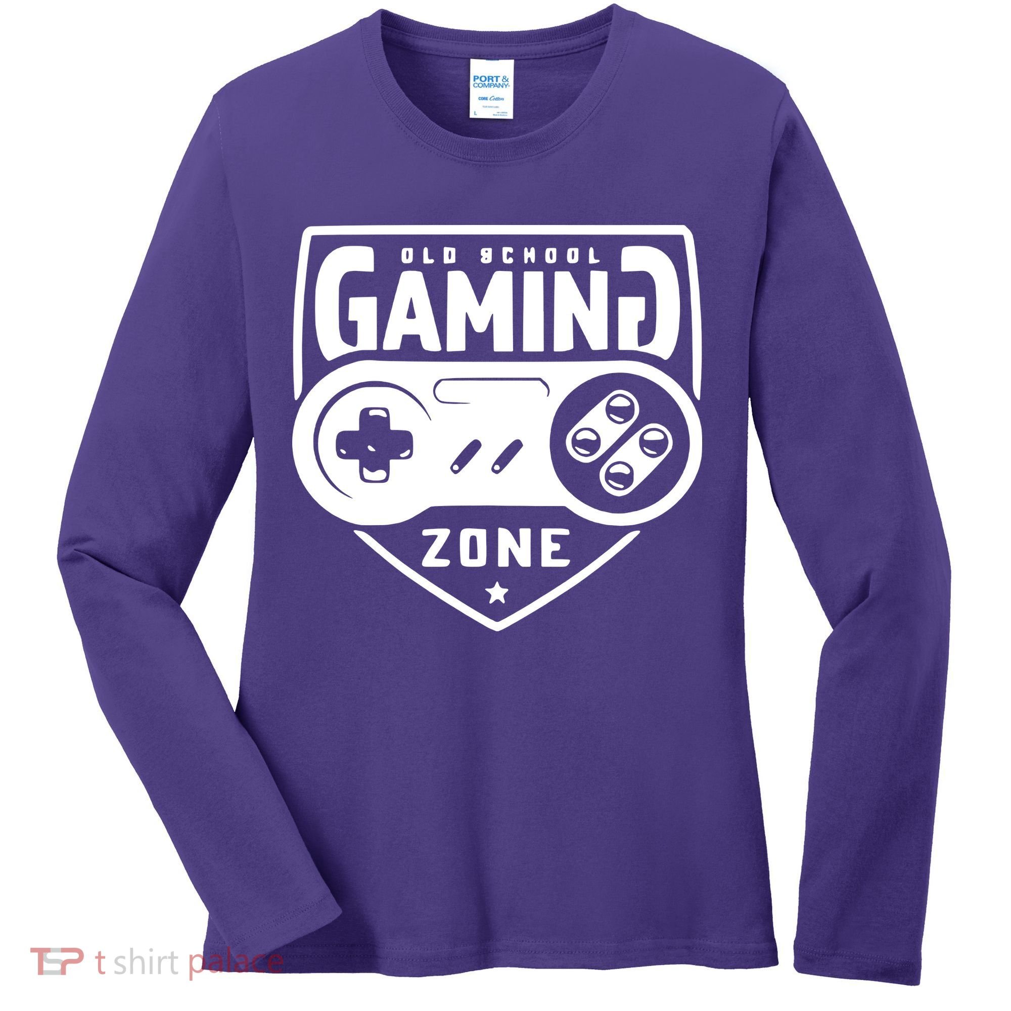 Old School Gaming Zone Women's Long Sleeve Shirt