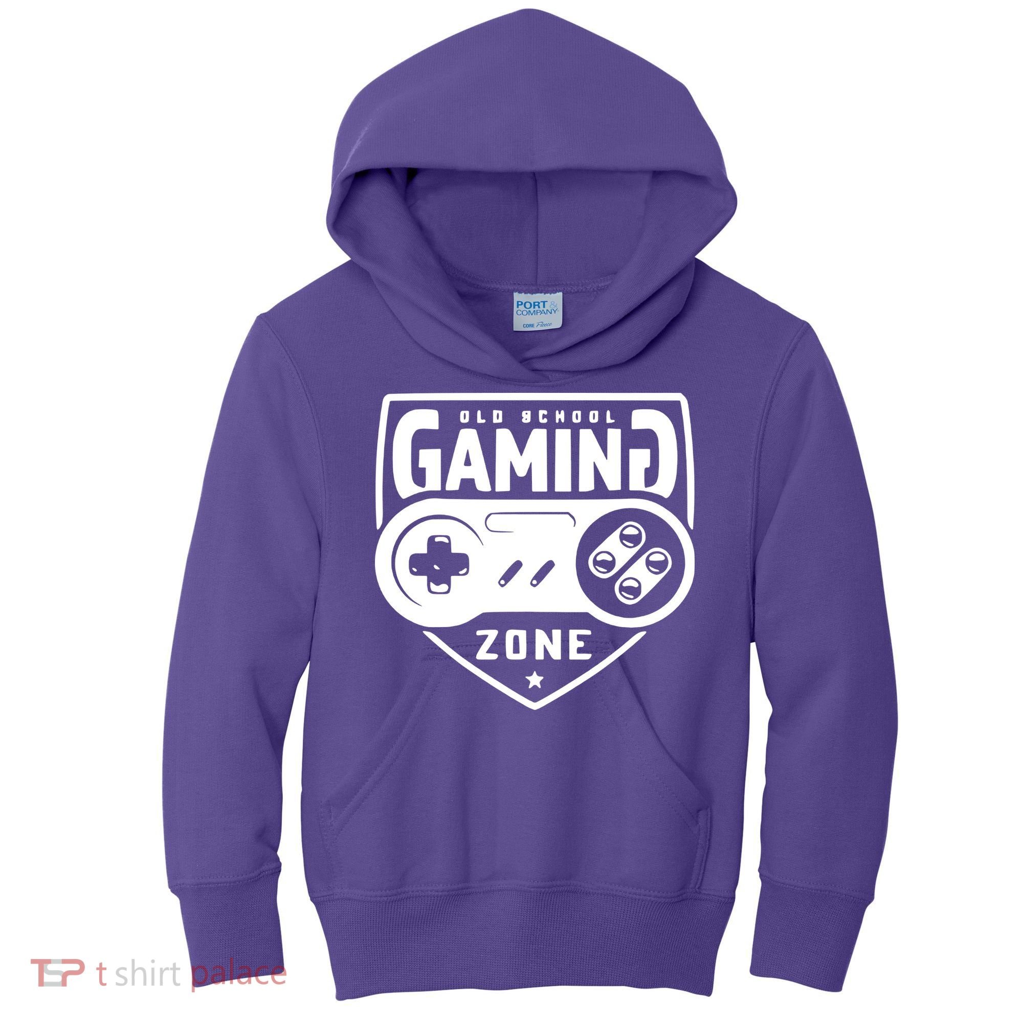 Old School Gaming Zone Kids Hoodie