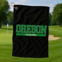 Oregon State Grandma Sports Golf Towel thumb 1