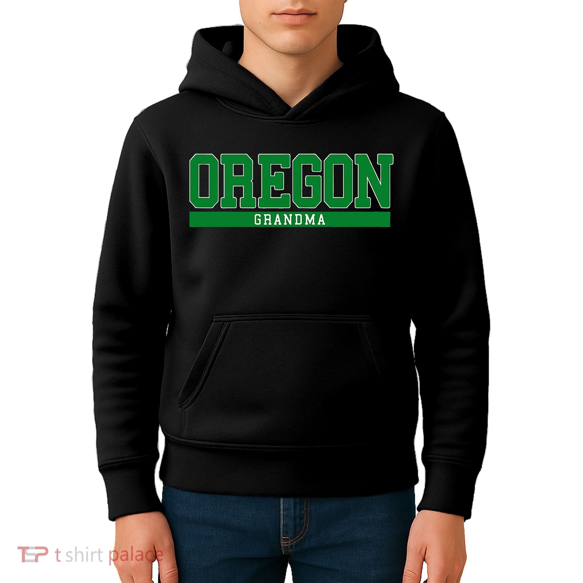 Oregon State Grandma Sports Kids Hoodie