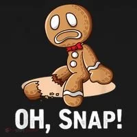 Oh Snap Gingerbread Cookie Man Broken Leg Doggie Tank thumb 4