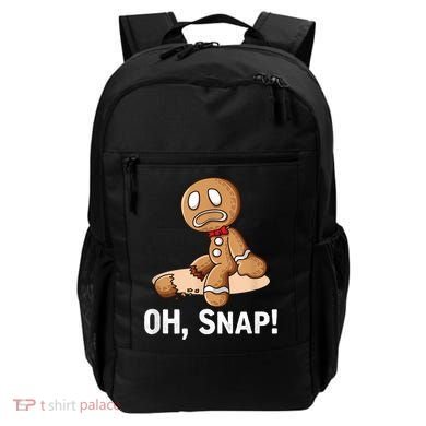 Oh Snap Gingerbread Cookie Man Broken Leg Backpack