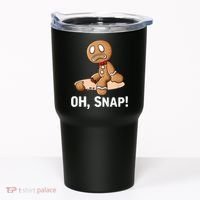 Oh Snap Gingerbread Cookie Man Broken Leg Tumbler thumb 0