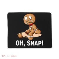 Oh Snap Gingerbread Cookie Man Broken Leg Mousepad thumb 0