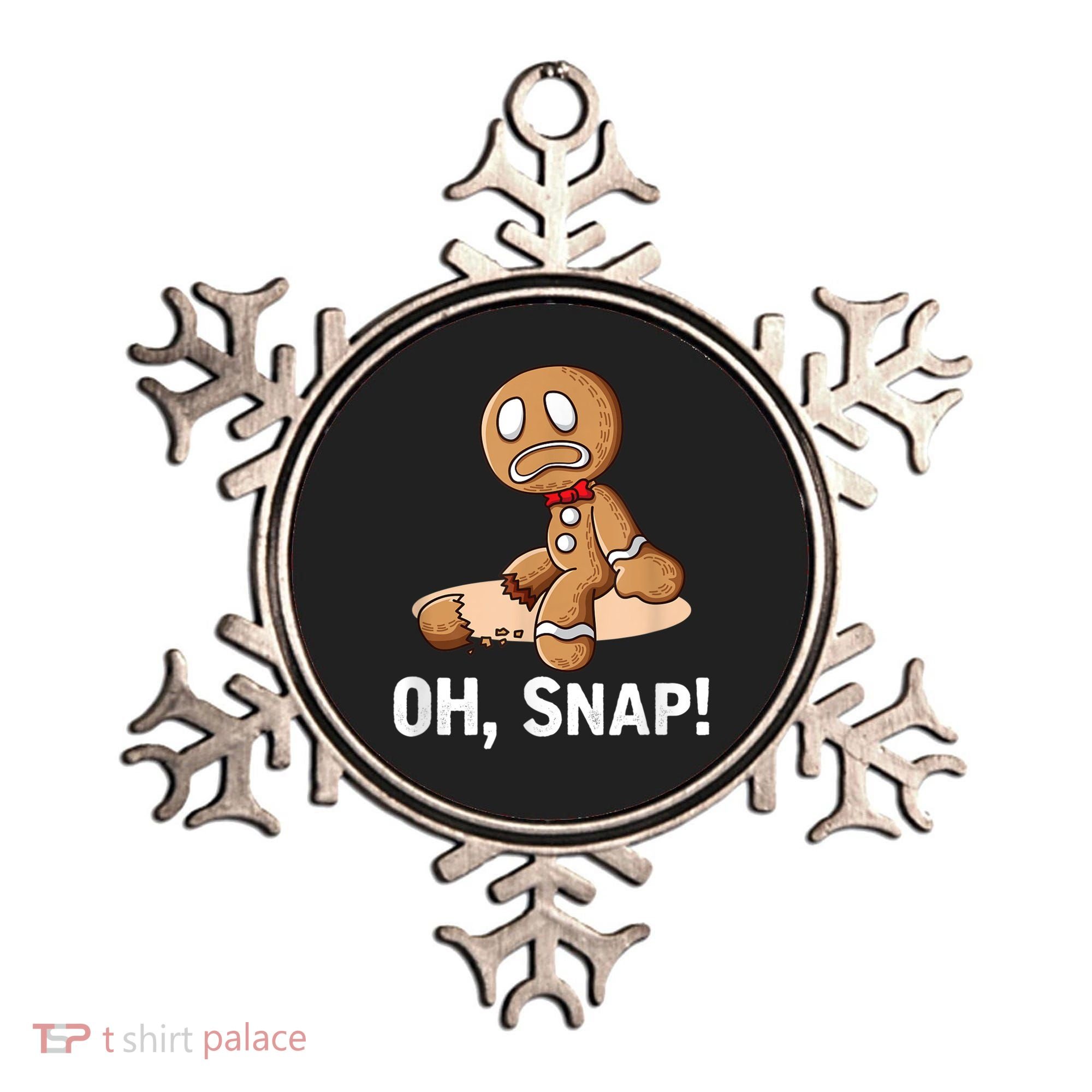 Oh Snap Gingerbread Cookie Man Broken Leg Ornament