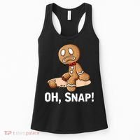 Oh Snap Gingerbread Cookie Man Broken Leg Women's Tank Top thumb 0