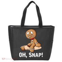Oh Snap Gingerbread Cookie Man Broken Leg Tote Bag thumb 0