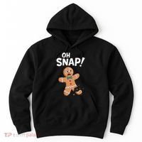 Oh Snap Gingerbread Man Adult Costume Hoodie thumb 0