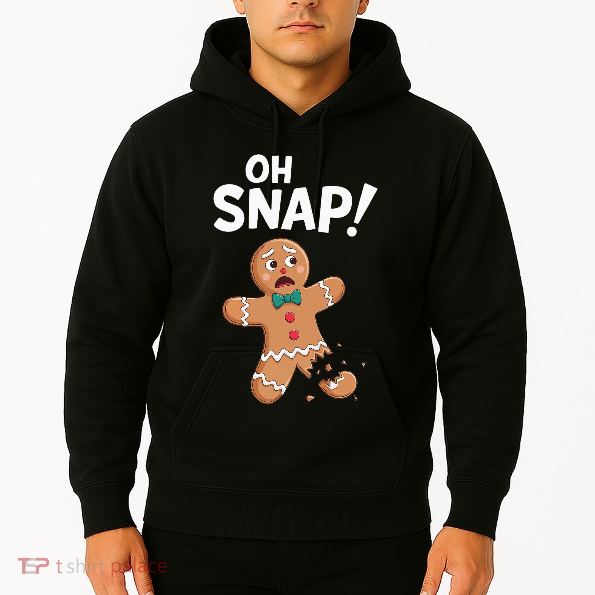 Oh Snap Gingerbread Man Adult Costume Hoodie