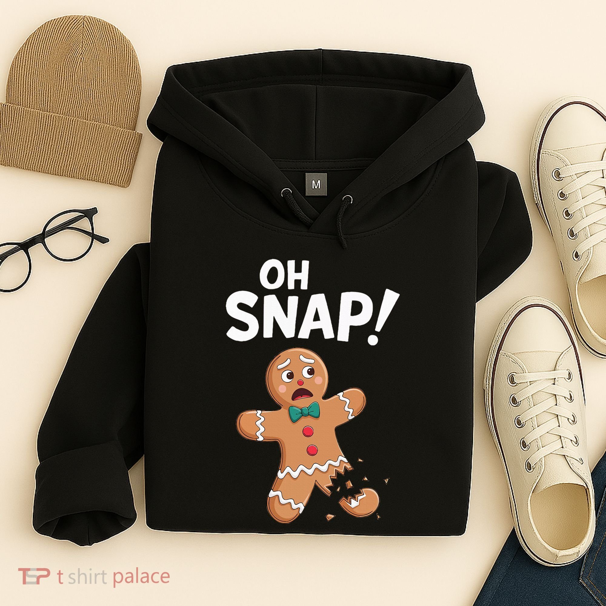 Oh Snap Gingerbread Man Adult Costume Hoodie
