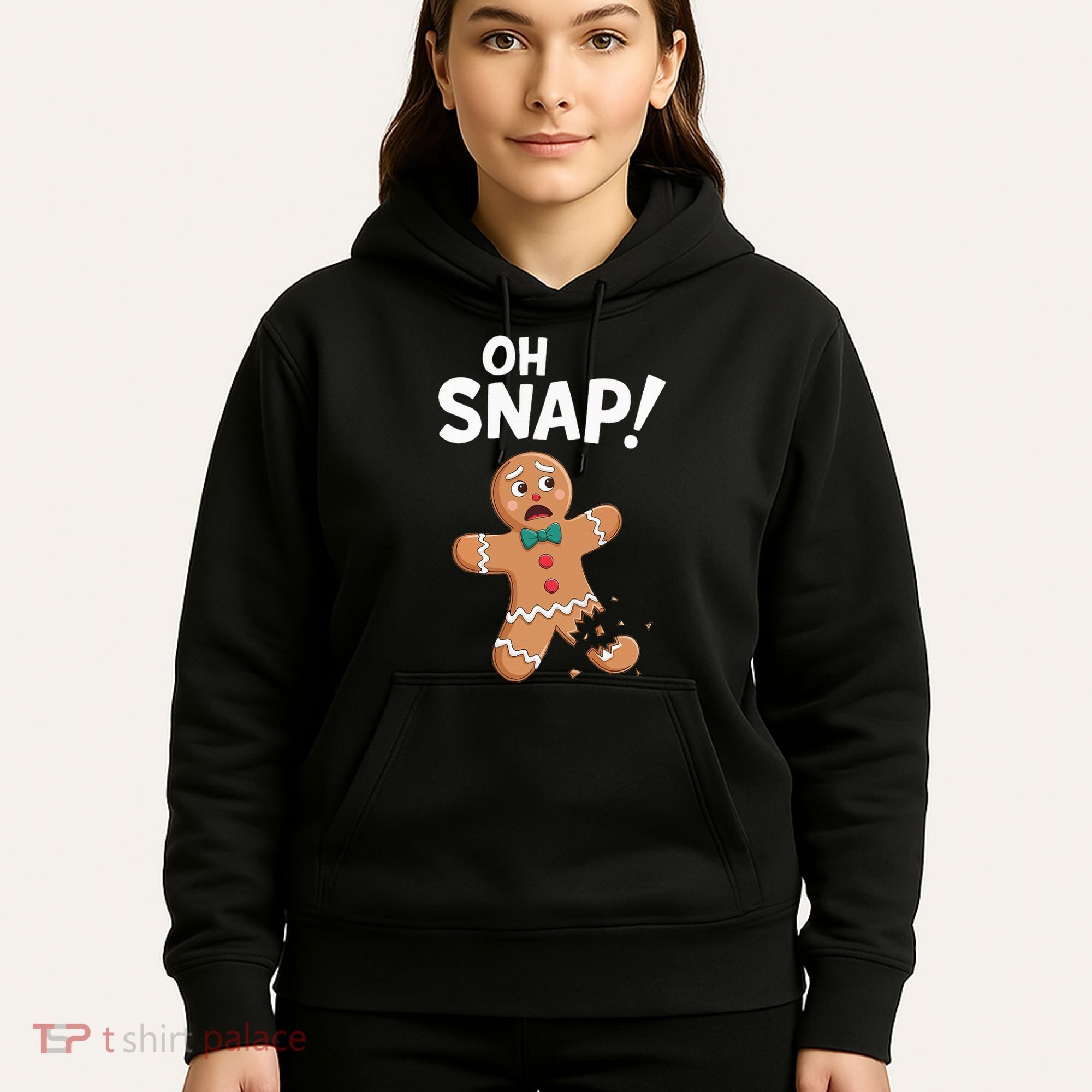 Oh Snap Gingerbread Man Adult Costume Hoodie