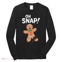 Oh Snap Gingerbread Man Adult Costume Long Sleeve Shirt thumb 0