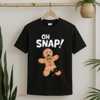 Oh Snap Gingerbread Man Adult Costume T-Shirt thumb 2
