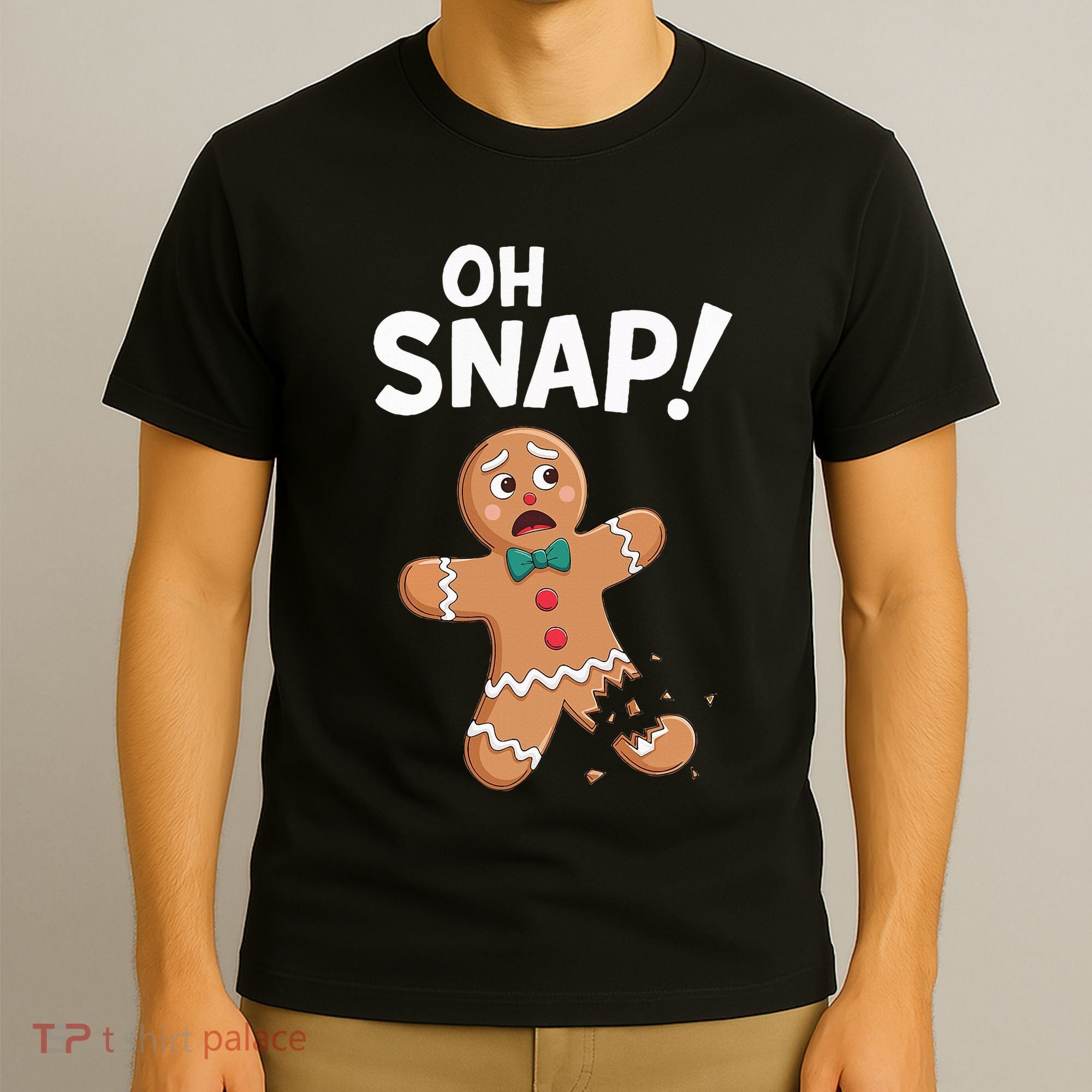 Oh Snap Gingerbread Man Adult Costume T-Shirt